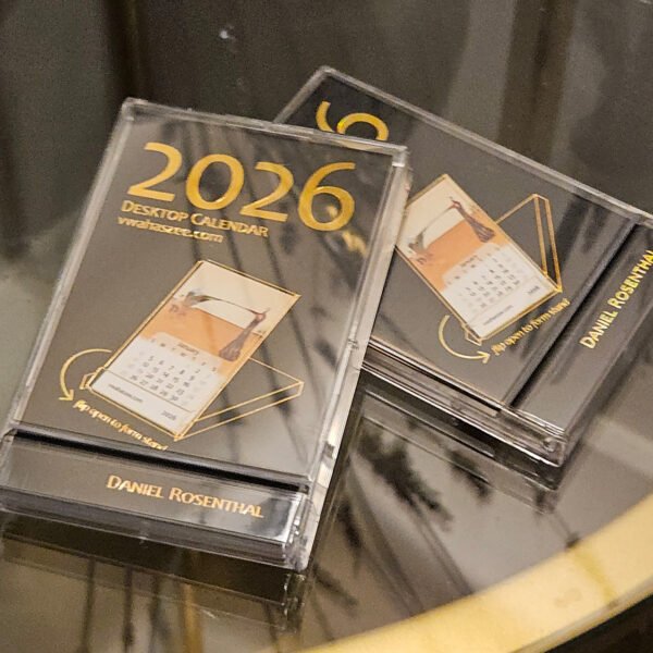 2026 Desktop Calendar - Business Card Size