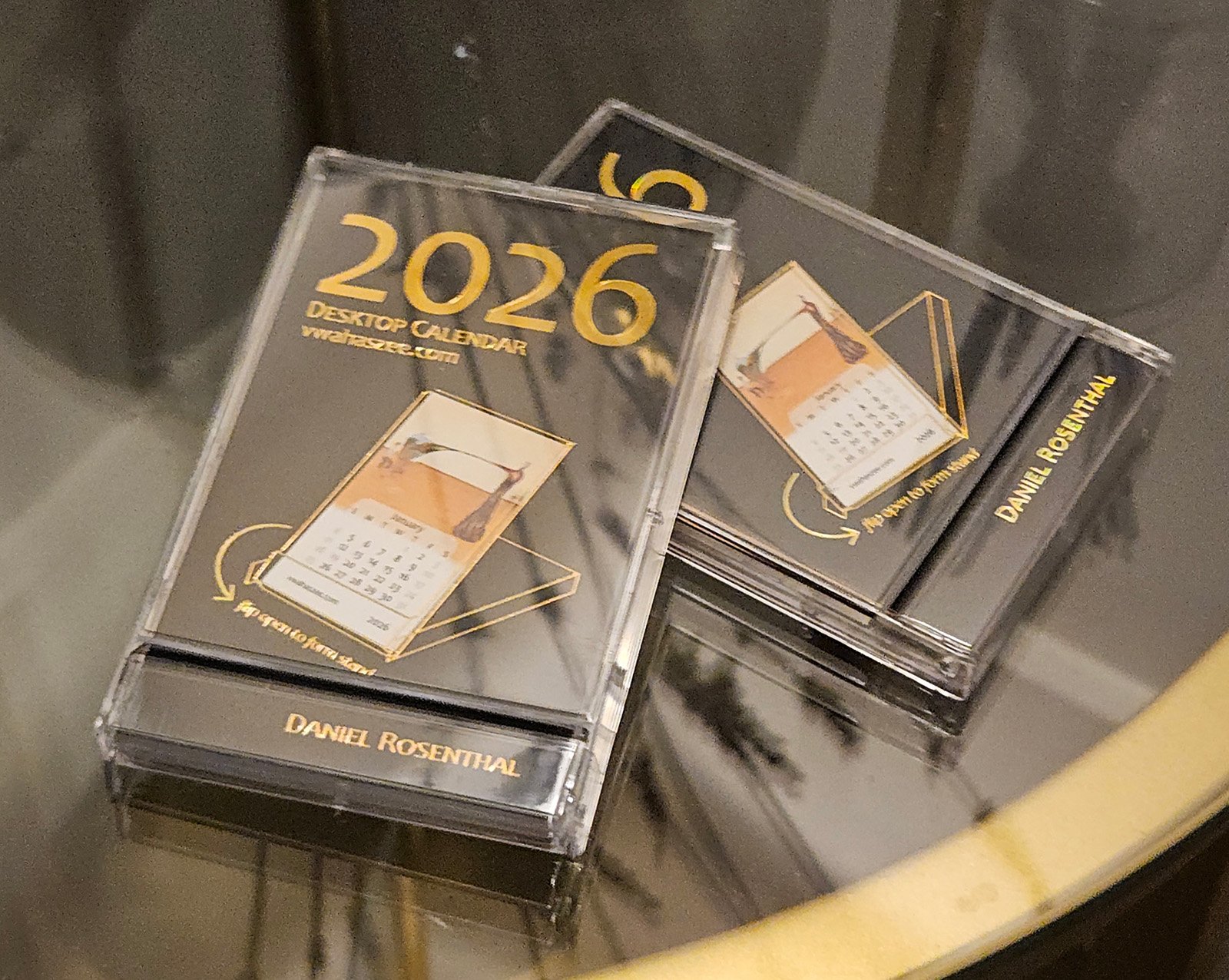 2026 Desktop Calendar - Business Card Size