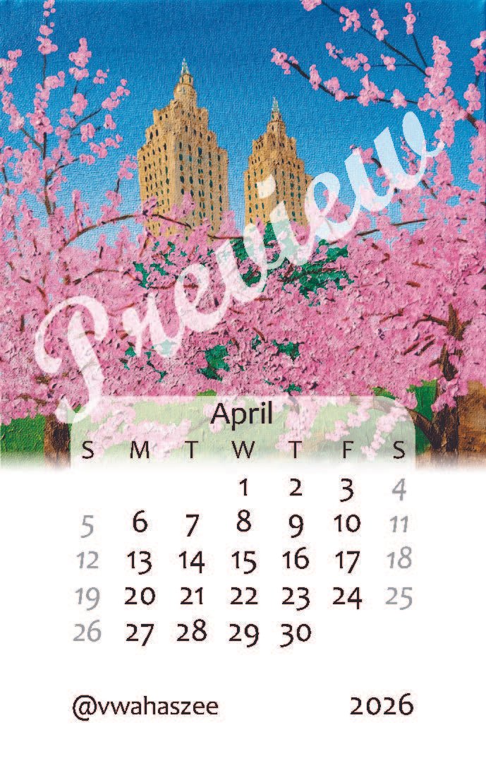 2026 Desktop Calendar - Business Card Size - Image 7