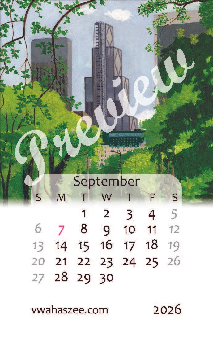 2026 Desktop Calendar - Business Card Size - Image 12